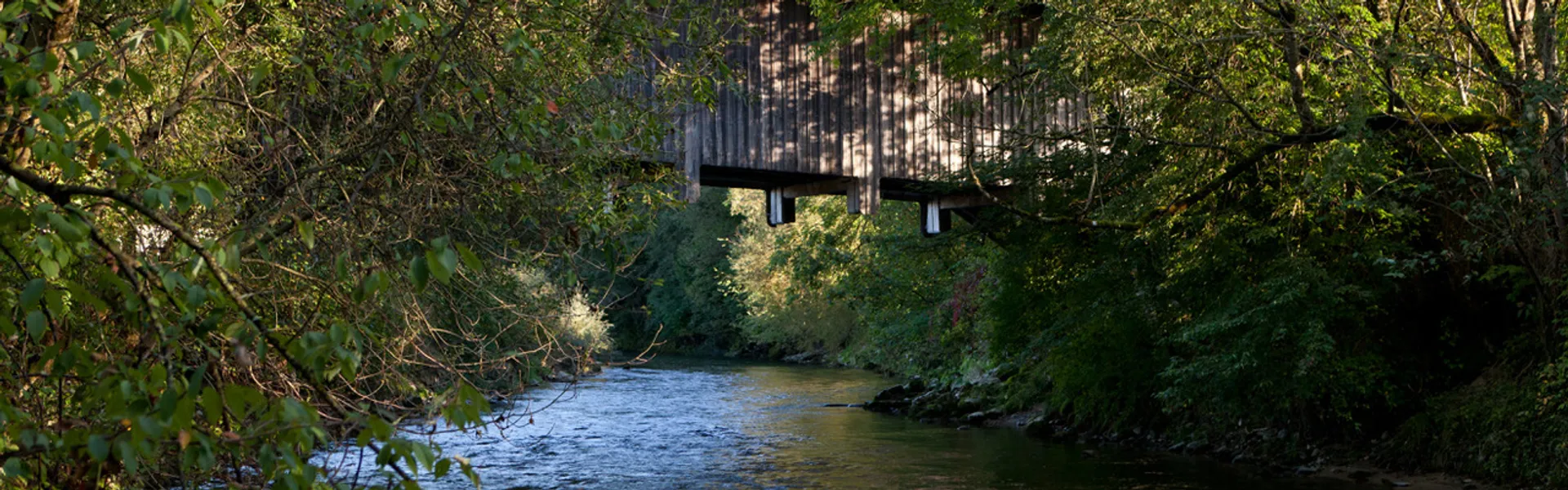 Historische Brücke über die Argen in Schwarzenbach