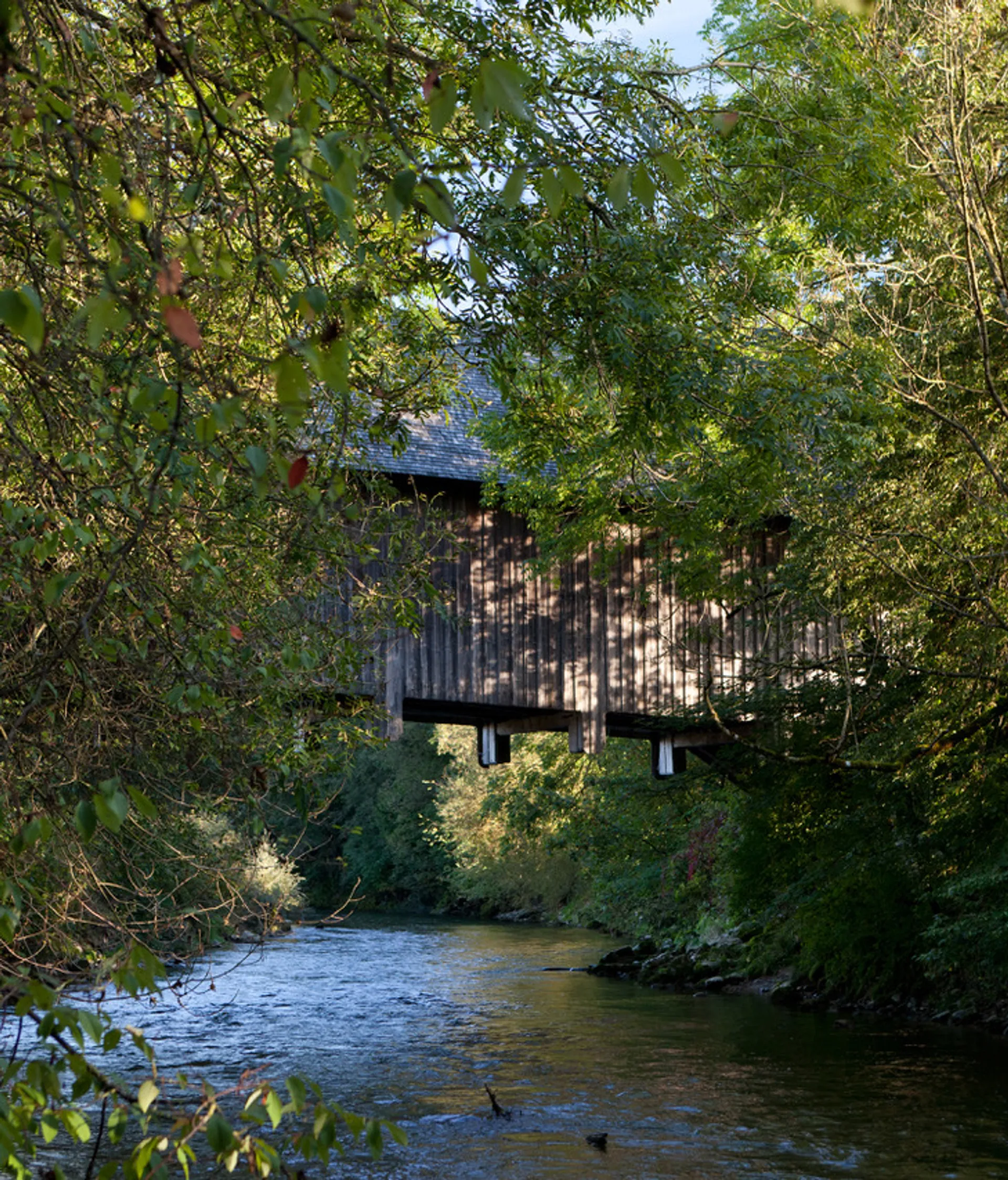 Historische Brücke über die Argen in Schwarzenbach